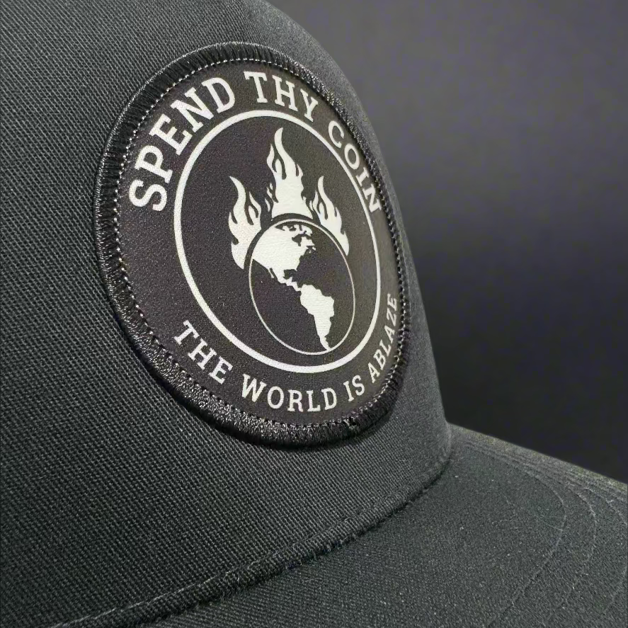 World Ablaze Trucker Cap - Black