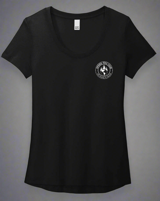 Spend Thy Coin Short Sleeve Top - Black