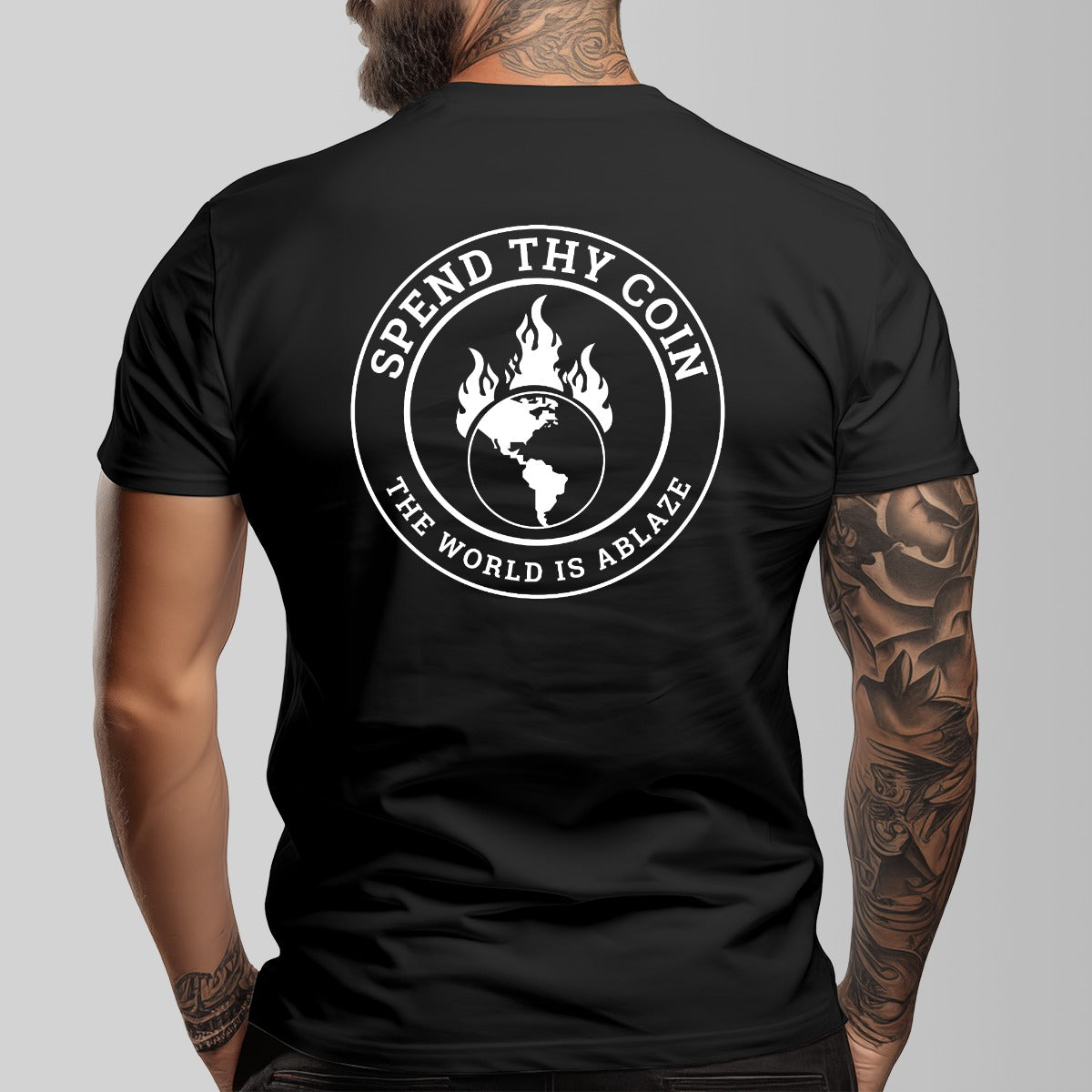 Spend Thy Coin Short Sleeve T-shirt - Black